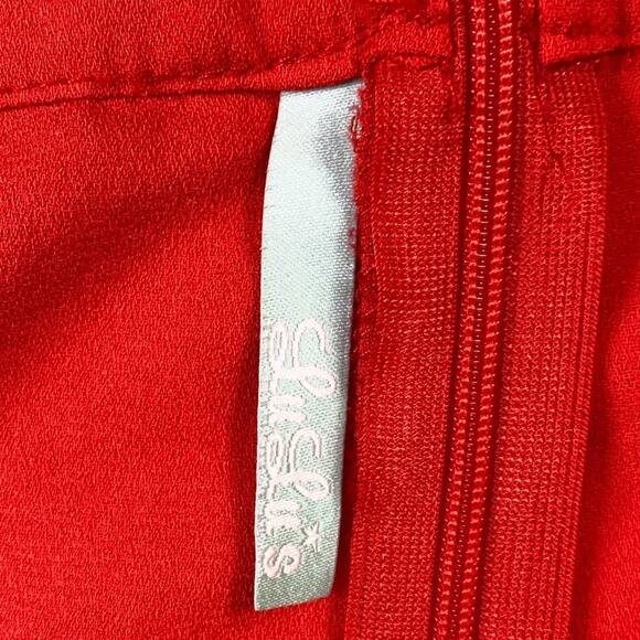 Lulus Red Halter Backless Sleeveless Jumpsuit Pants Cocktail - Picture 6 of 12